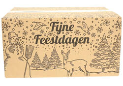 Kerstdoos IEZZY bedrukt Holland-5 490x390x250mm zwart