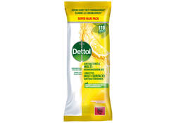 Reinigingsdoekjes Dettol antibacterieël Citrus 110st
