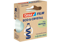 Plakband Tesa eco&crystal 59034 19mmx33m transparant blister