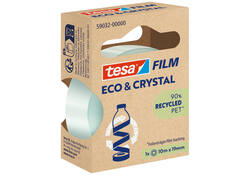 Plakband Tesa eco&crystal 59032 19mmx10m transparant blister