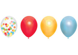 Ballonnen Haza Over The Rainbow 30cm 6 stuks assorti