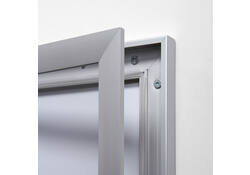 Vitrinebord Quantore luxe 4x A4 zilver