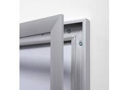 Vitrinebord Quantore luxe 2x A4 zilver