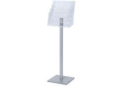 Brochurehouder Quantore standaard 4x A4 liggend