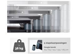 Monitorstandaard Fellowes Premium grafiet