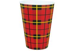 Beker IEZZY 180ml herbruikbaar Scotty 20 stuks rood