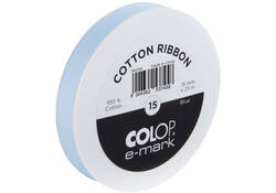 Lint Colop E-Mark 15mmx25m blauw