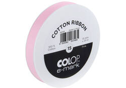 Lint Colop E-Mark 15mmx25m roze