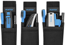 Riemtas Martor met clip L zwart