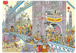 Puzzel Wasgij Retro Mystery 8 Laatste Horde 1000 stukjes