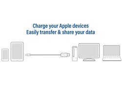 Kabel ACT USB-C naar Lightning laad -en data 1 meter