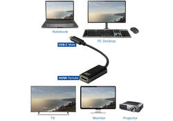 Adapter ACT USB-C naar HDMI 30Hz