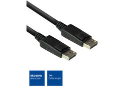 Kabel ACT DisplayPort 1 meter zwart