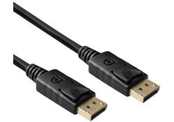 Kabel ACT DisplayPort 1.4 8K M-M 2 meter zwart