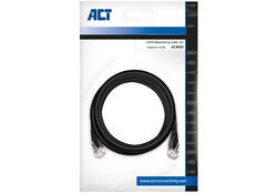 Kabel ACT CAT6 Network koper 5 meter zwart
