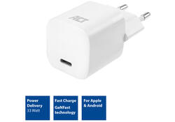 Oplader ACT USB-C compact GaNFast 33W wit