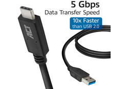 Kabel ACT USB A 3.2 naar USB-C 1 meter