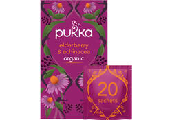 Thee Pukka elderberry en echinacea 20 zakjes