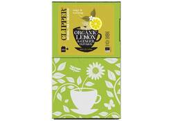 Thee Clipper infusion lemon & ginger bio 250 zakjes