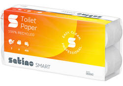 Toiletpapier Satino Smart MT1 2-laags 400vel wit 060640
