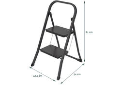 Huishoudtrap BRASQ 2 treden SL200 zwart