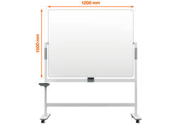 Whiteboard Nobo Move & Meet kantelbaar 120x150cm