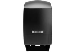 Toiletpapierdispenser Katrin systeemrol zwart 77519