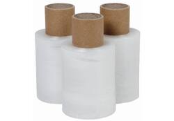 Wikkelfolie IEZZY 100mmx150m 20mu transparant