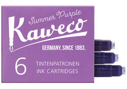 Inktpatroon Kaweco aubergine doosje à 6 stuks