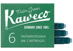 Inktpatroon Kaweco groen doosje à 6 stuks