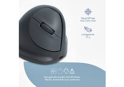 Muis R-Go Ergonomisch HE Basic Wireless Rechts M
