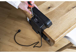 Stekkerdoos Brennenstuhl bureau Estilo 10 voudig inclusief 1 USB C, 1 USB A, 2 meter zilver/zwart