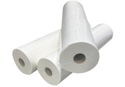 Onderzoektafelpapier Euro Products 40cm breed 2-laags 100m wit 138042