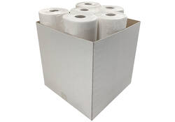 Onderzoektafelpapier Euro Products 40cm breed 2-laags 100m wit 138042