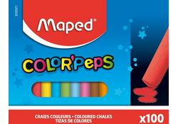 Schoolbordkrijt Maped Color'Peps doos á 100 stuks assorti