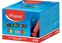 Schoolbordkrijt Maped Color'Peps doos á 100 stuks assorti