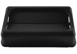 Deksel Rubbermaid Slim Jim Vented gesloten met swingsysteem zwart