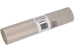 Afvalzak Cleaninq 60x80cm LDPE recycled T50 60L transparant