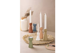 Kandelaar Creativ Company hout conisch 14.5cm