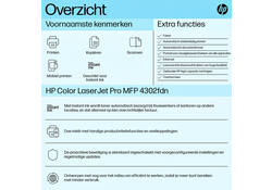 Multifunctional Laser printer HP Color LaserJet 4302fdn