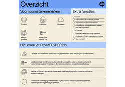 Multifunctional Laser printer HP laserjet 3102fdn