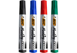 Viltstift Bic 2300 ecolutions schuin medium doos à 4 stuks