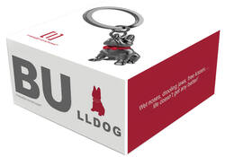 Sleutelhanger Metalmorphose bull-dog