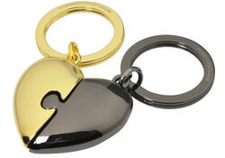 Sleutelhanger Metalmorphose puzzelhart