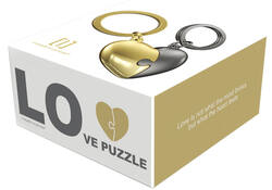 Sleutelhanger Metalmorphose puzzelhart