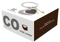 Sleutelhanger Metalmorphose "Coffee lover"