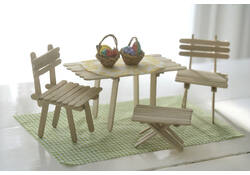 Stokje Creativ Company 11.5x1cm berkenhout 200 stuks