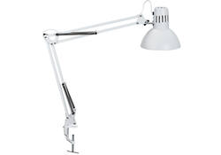 Bureaulamp MAUL Study tafelklem excl.LED lamp E27 wit