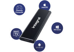 SSD Integral USB-C extern portable 3.2 1TB
