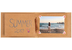 Fotoalbum walther design mini 24 foto's 13x18cm horizontaal kraft